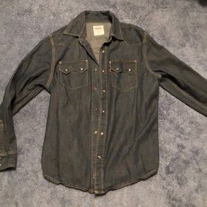 Levi Strauss Denim button down shirt/light jacket